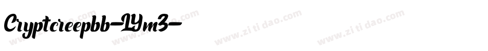 Cryptcreepbb-LYm3字体转换