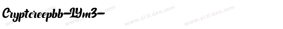 Cryptcreepbb-LYm3字体转换