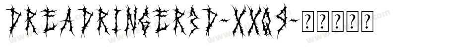 DreadRinger3D-Xxq9字体转换
