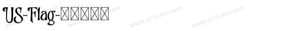 US-Flag字体转换