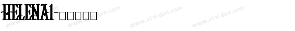 Helena1字体转换