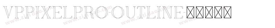 VPPixelPro-Outline字体转换