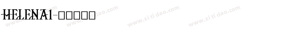 Helena1字体转换