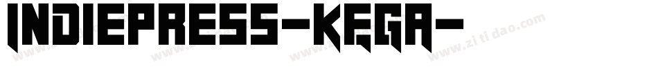 Indiepress-KEGA字体转换