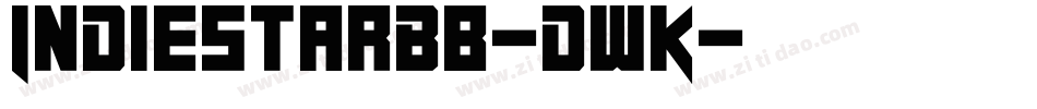 IndiestarBb-dwK字体转换