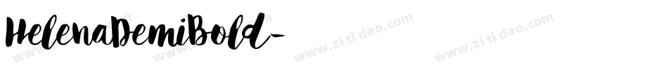 HelenaDemiBold字体转换