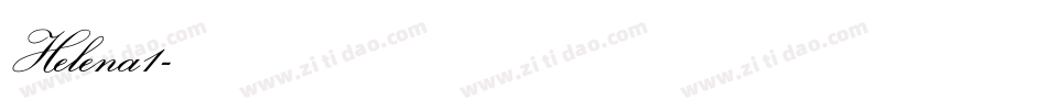 Helena1字体转换