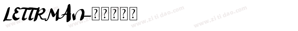 LETTRMAN字体转换