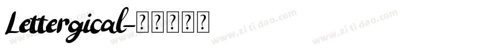 Lettergical字体转换
