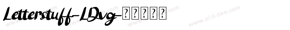 Letterstuff-LDvg字体转换