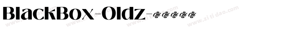 BlackBox-0ldz字体转换 BlackBox-0ldz字体转换