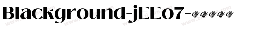 Blackground-jEEo7字体转换