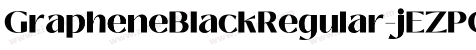 GrapheneBlackRegular-jEZPG字体转换