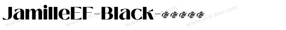 JamilleEF-Black字体转换