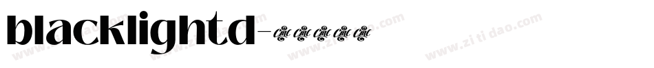 blacklightd字体转换