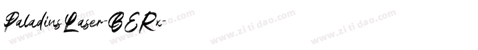 PaladinsLaser-BERx字体转换
