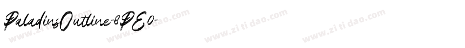PaladinsOutline-8PE0字体转换