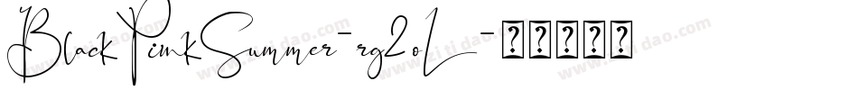 BlackPinkSummer-rg2oL字体转换