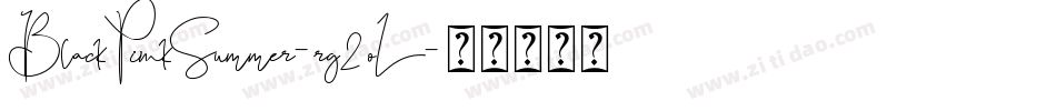 BlackPinkSummer-rg2oL字体转换