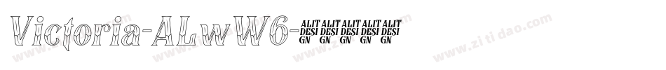 Victoria-ALwW6字体转换