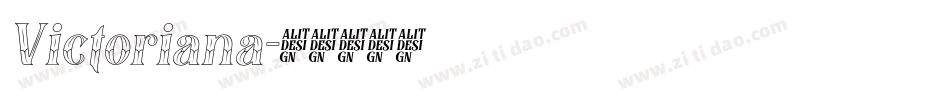 Victoriana字体转换 Victoriana字体转换