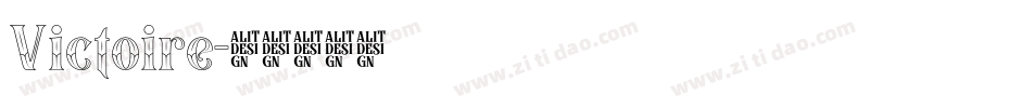 Victoire字体转换