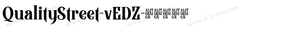 QualityStreet-vEDZ字体转换