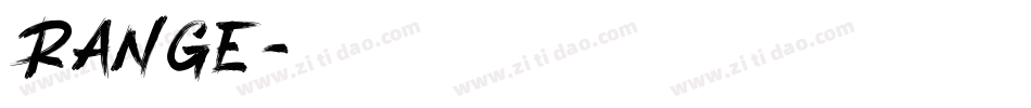 Range字体转换