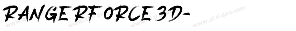 rangerforce3d字体转换