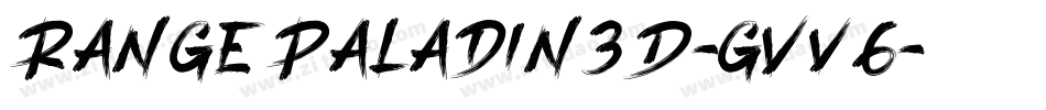 RangePaladin3D-gVv6字体转换
