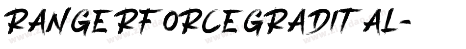 rangerforcegradital字体转换
