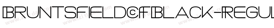 BruntsfieldCFBlack-Regular字体转换