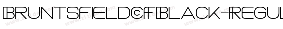 BruntsfieldCFBlack-Regular字体转换