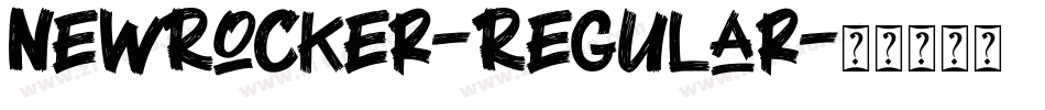 NewRocker-Regular字体转换