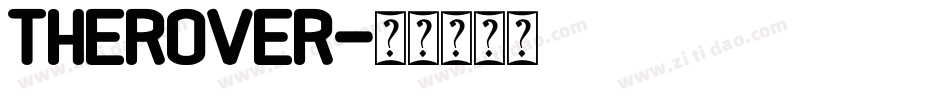 Therover字体转换