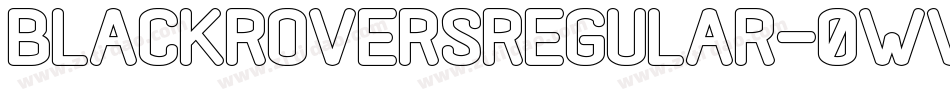 BlackRoversRegular-0WWWv字体转换