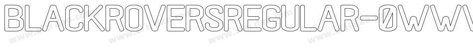 BlackRoversRegular-0WWWv字体转换