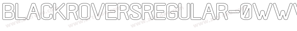 BlackRoversRegular-0WWWv字体转换
