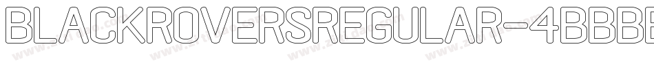 BlackRoversRegular-4BBBB字体转换
