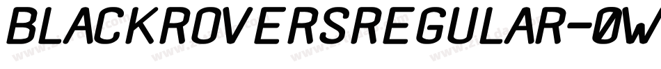 BlackRoversRegular-0WWWv字体转换