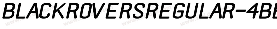 BlackRoversRegular-4BBBB字体转换