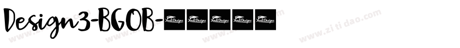 Design3-BGOB字体转换