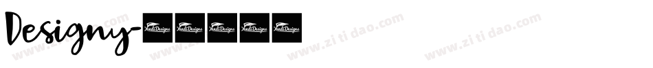 Designy字体转换