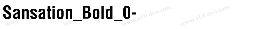 Sansation_Bold_0字体转换