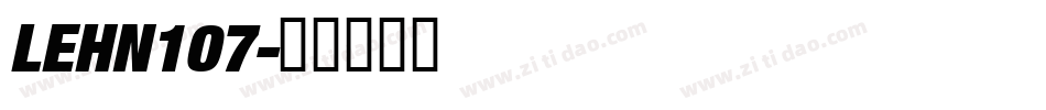 LEHN107字体转换