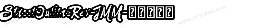StreetOutlineRev-JMM字体转换