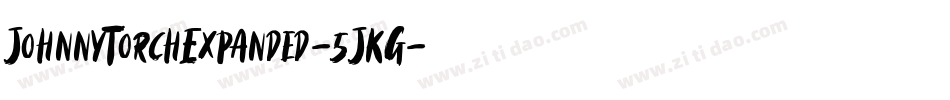 JohnnyTorchExpanded-5JKG字体转换