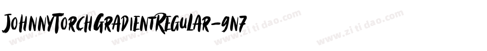 JohnnyTorchGradientRegular-9n7L字体转换