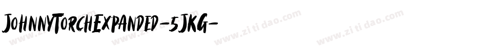 JohnnyTorchExpanded-5JKG字体转换