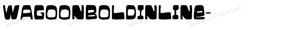 WagoonBoldInline字体转换